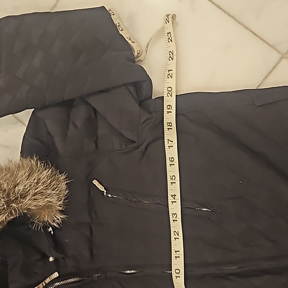 Postcard jacket with fur collar - Picture 5 of 14